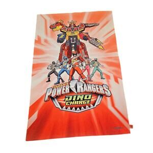 Trevco Power Rangers Dino Ranger Silky Touch Super Soft Throw Blanket 36" x 58"